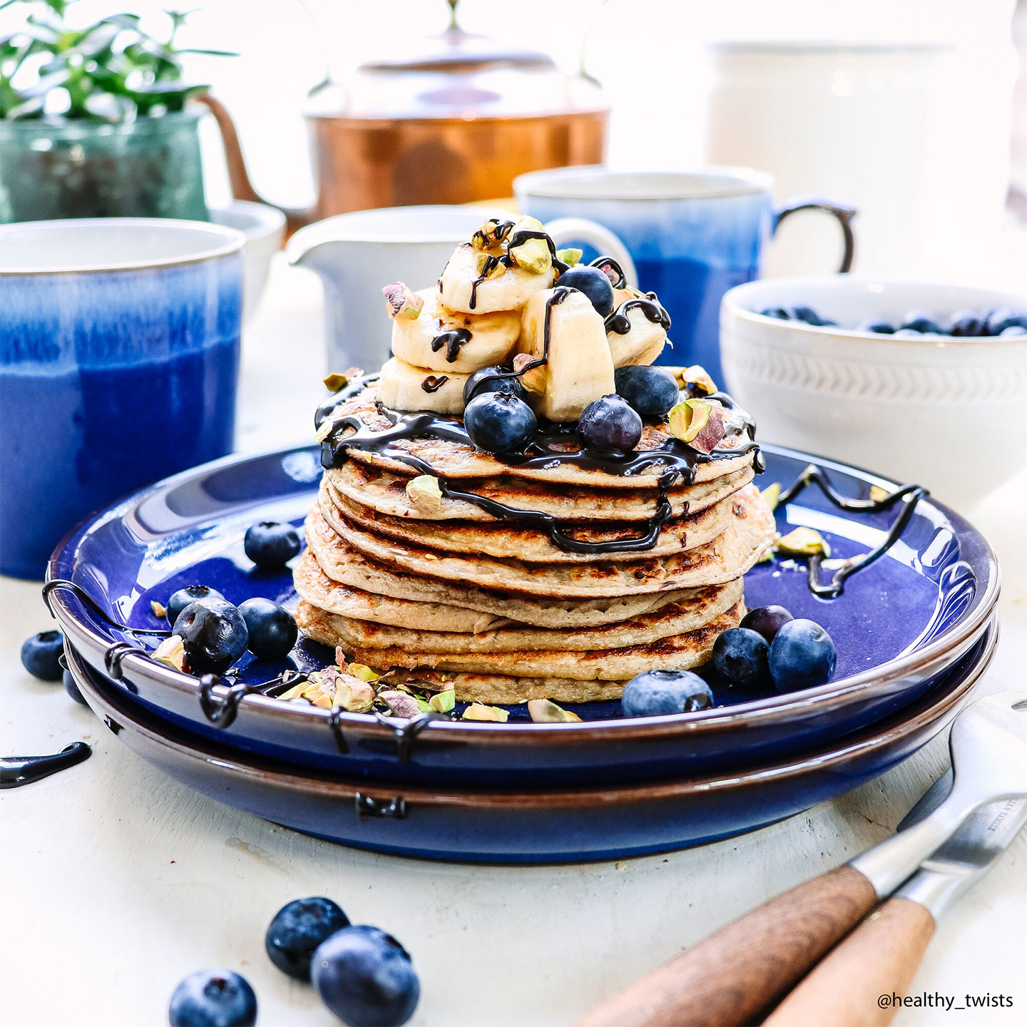 Imperial Blue Coupe Dinner Plate