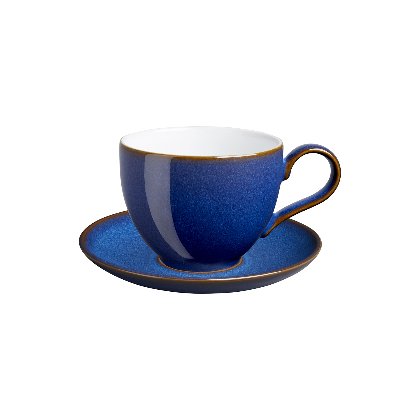 Imperial Blue Teacup and Saucer Set