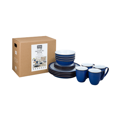 Imperial Blue 16 Piece Dinner Set