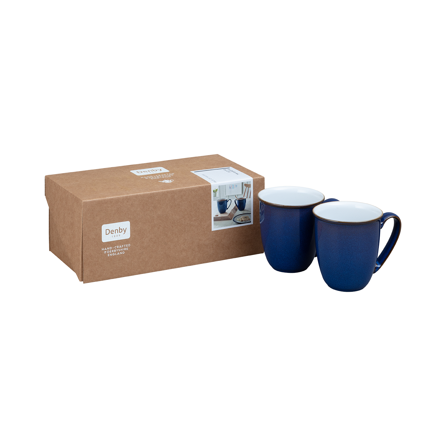 Imperial Blue Mugs - Set Of 2