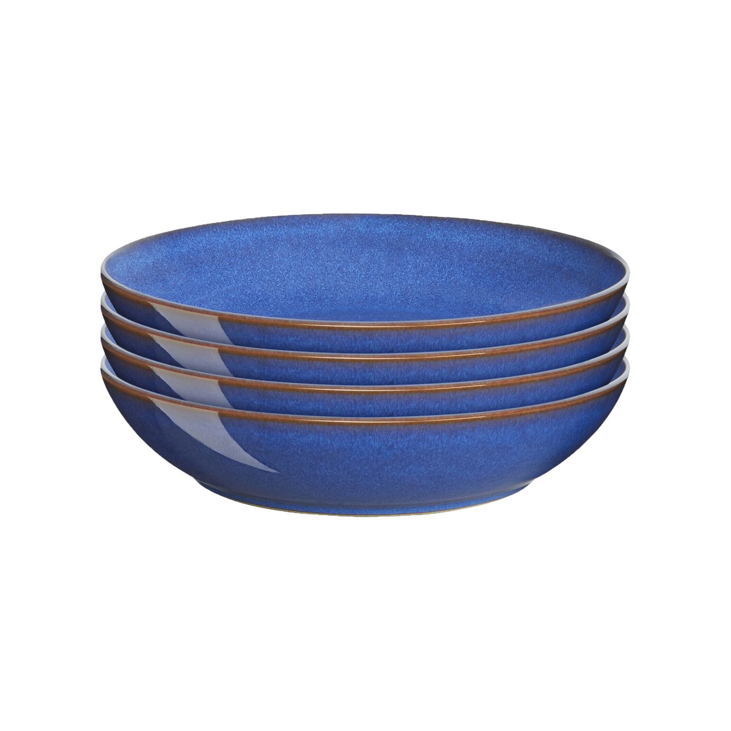 Imperial Blue Set Of 4 Alt Pasta Bowl  (Usa)