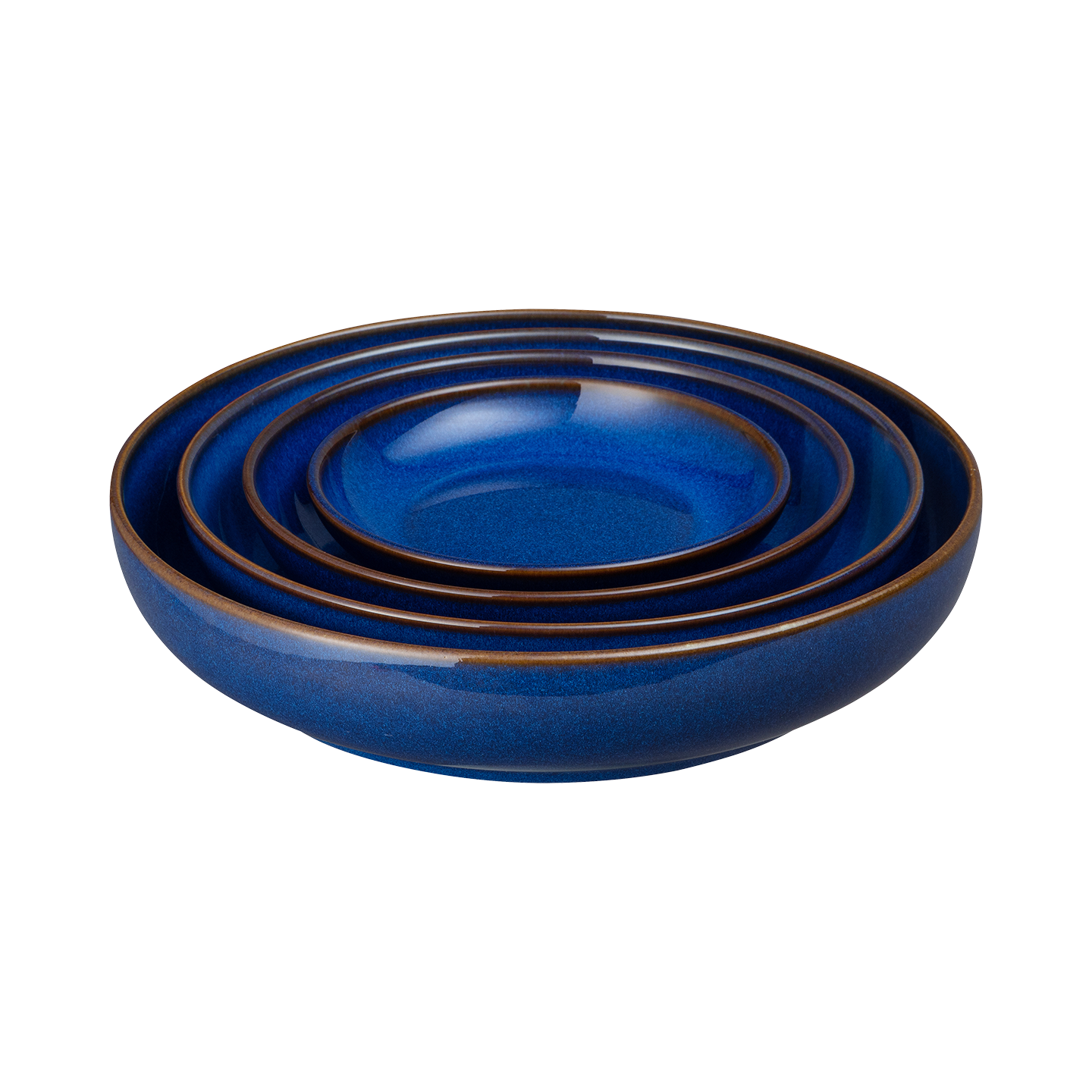 Imperial Blue 4 Piece Nesting Bowl Set