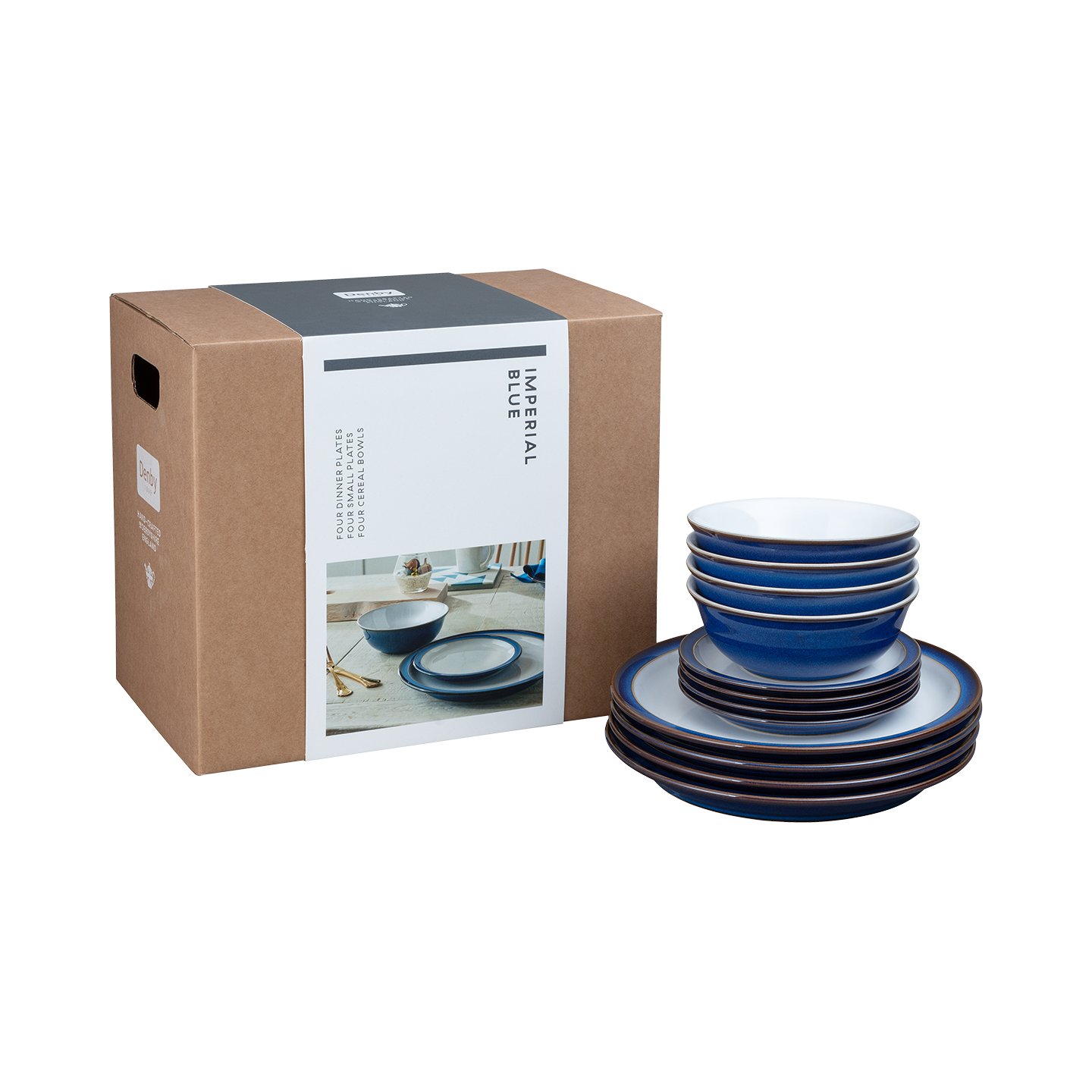 Imperial Blue 12 Piece Dinner Set