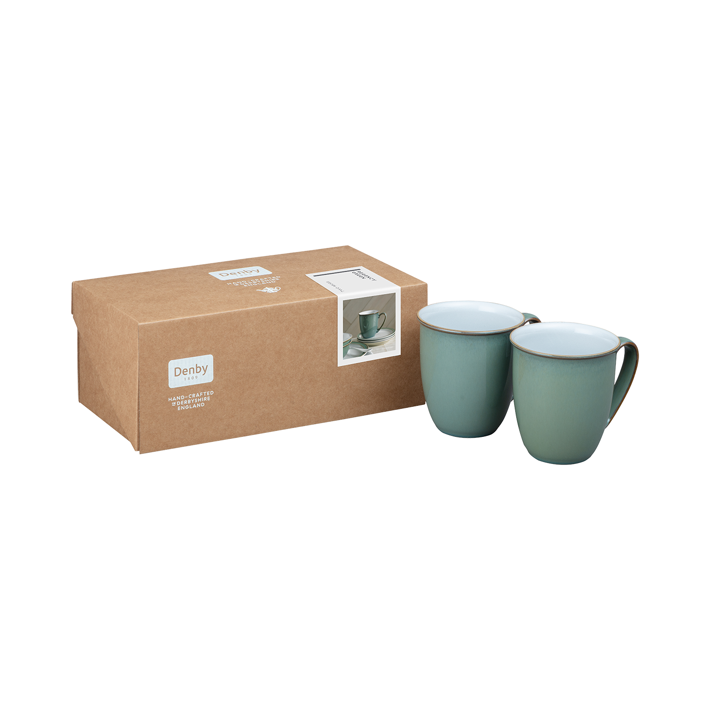 Regency Green 2 Piece Mug Set