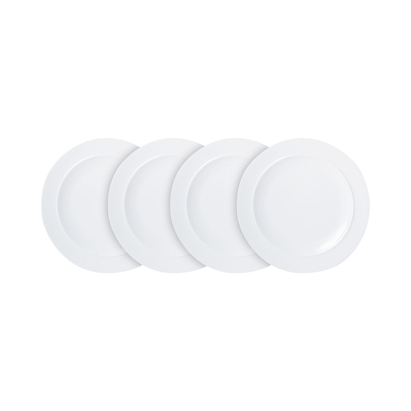 White By Denby Medium Plates - Set Of 4