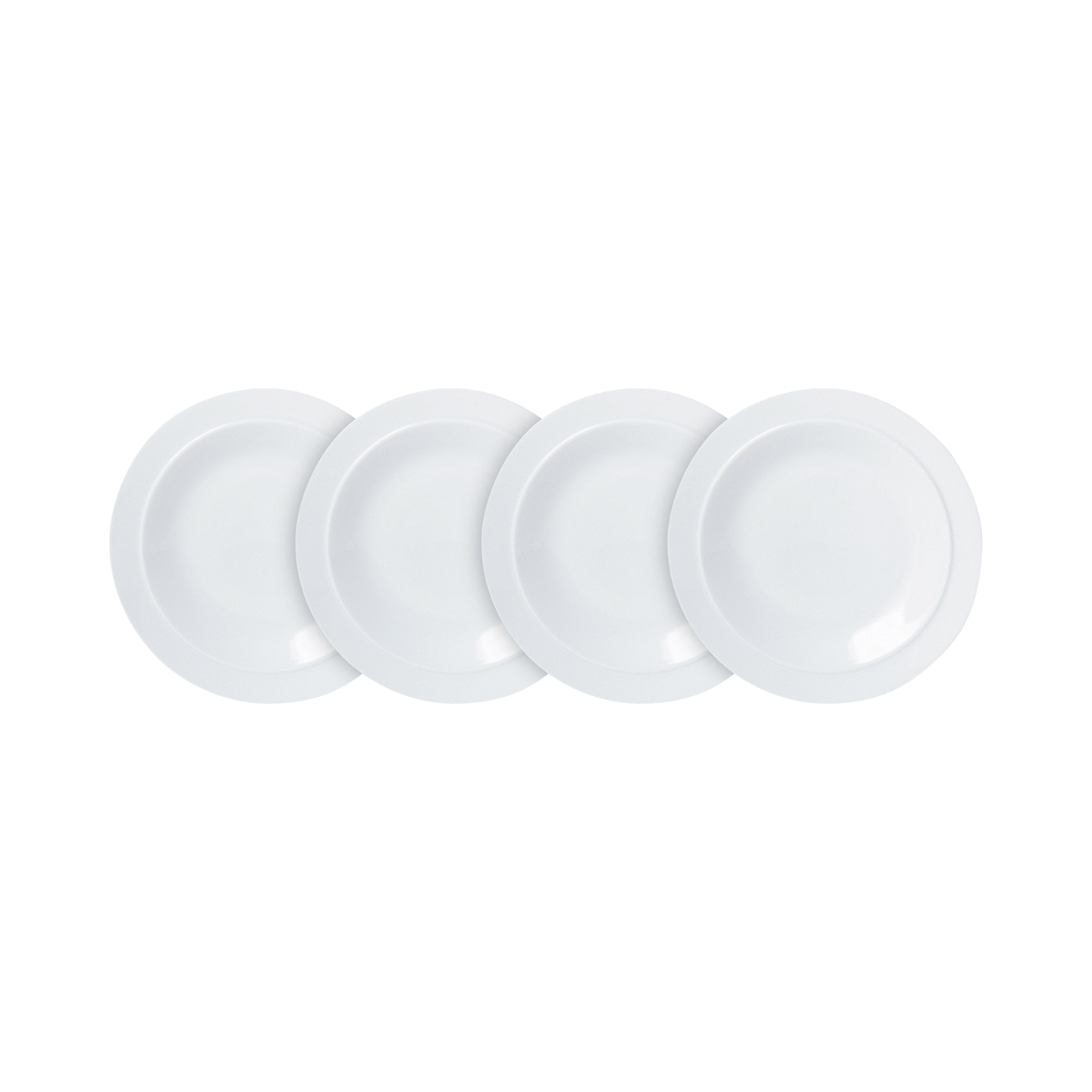 White By Denby Small Plates - Set Of 4
