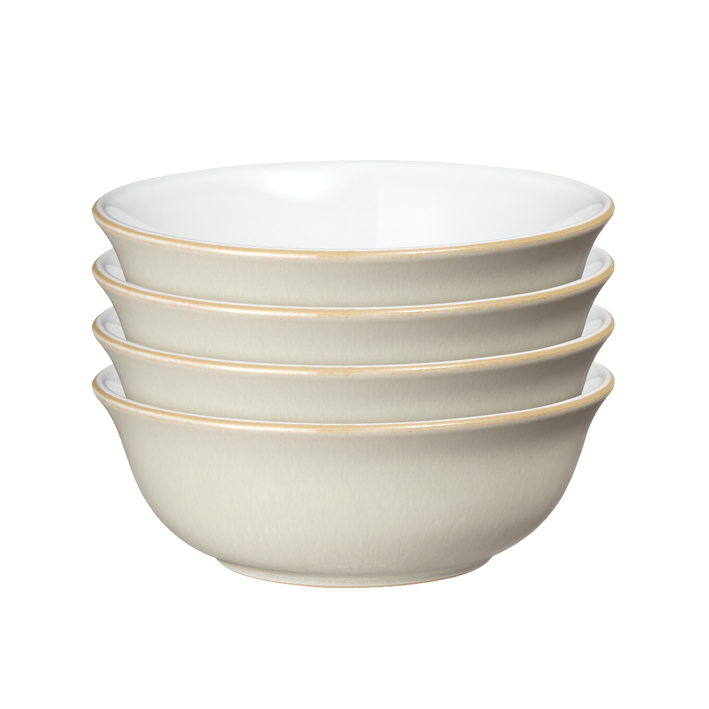 Linen Coupe Cereal Bowls - Set Of 4