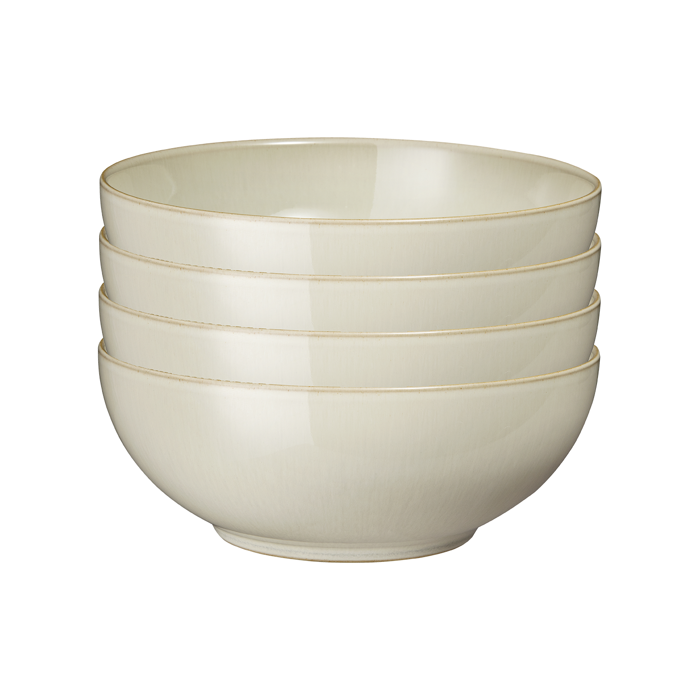 Linen Coupe Cereal Bowls - Set Of 4