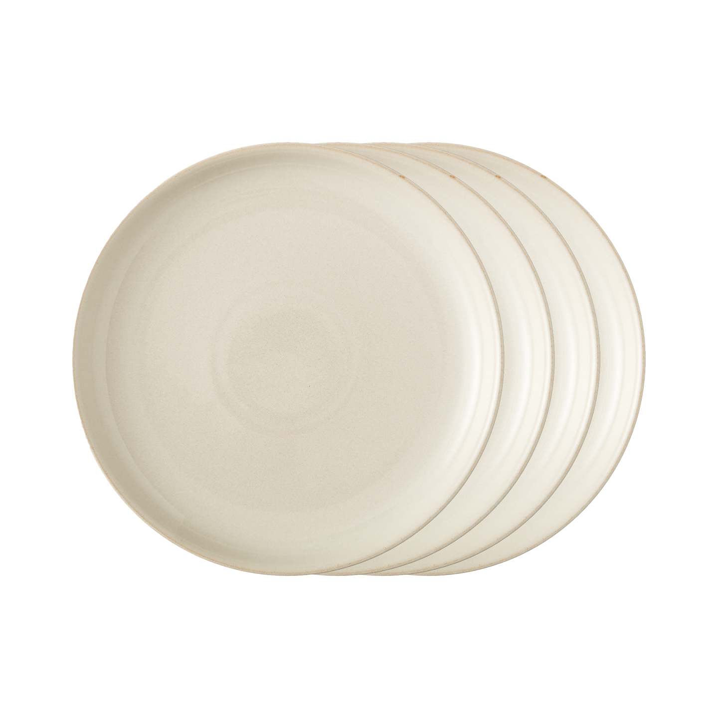 Linen Coupe Dinner Plates - Set Of 4