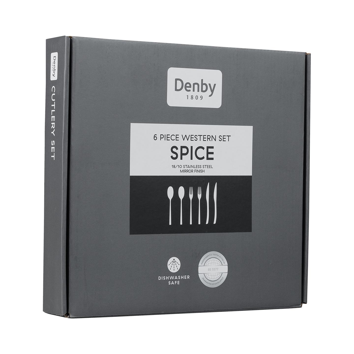 Spice Black 6 Piece Cutlery Set