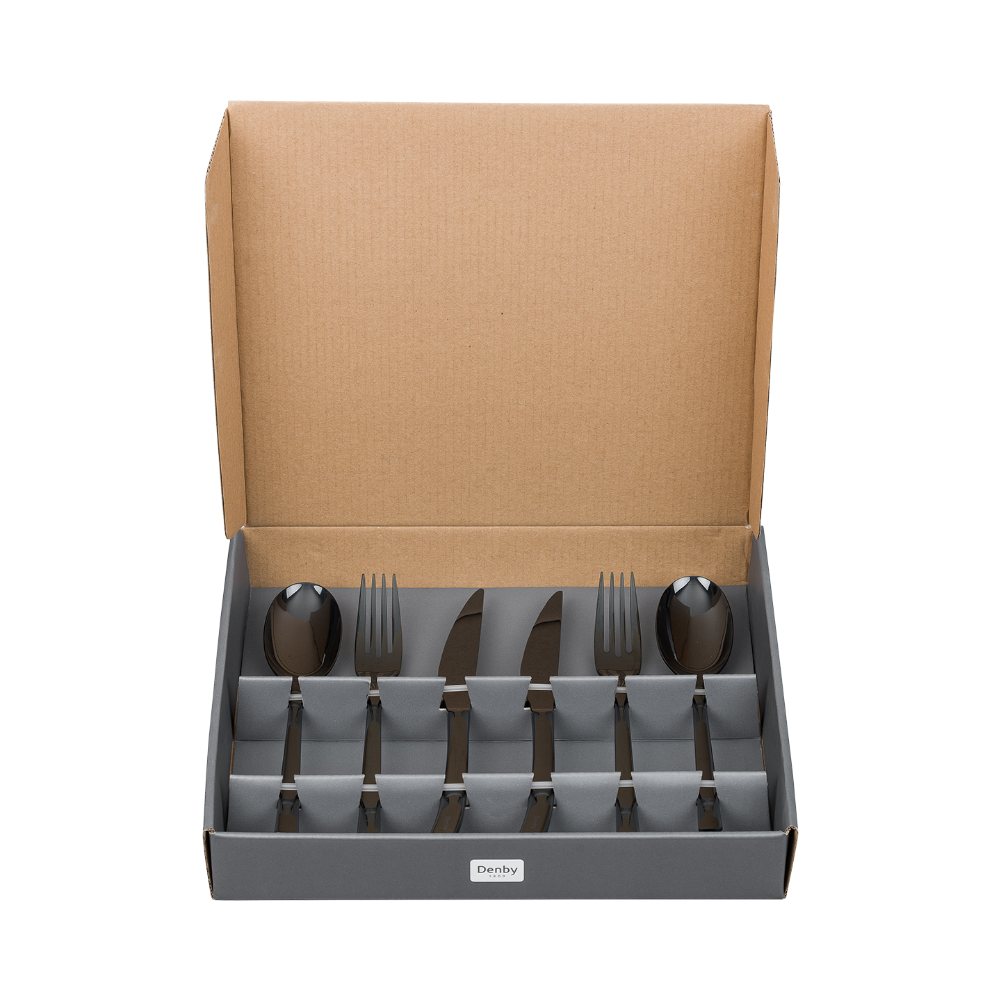 Spice Black 6 Piece Cutlery Set