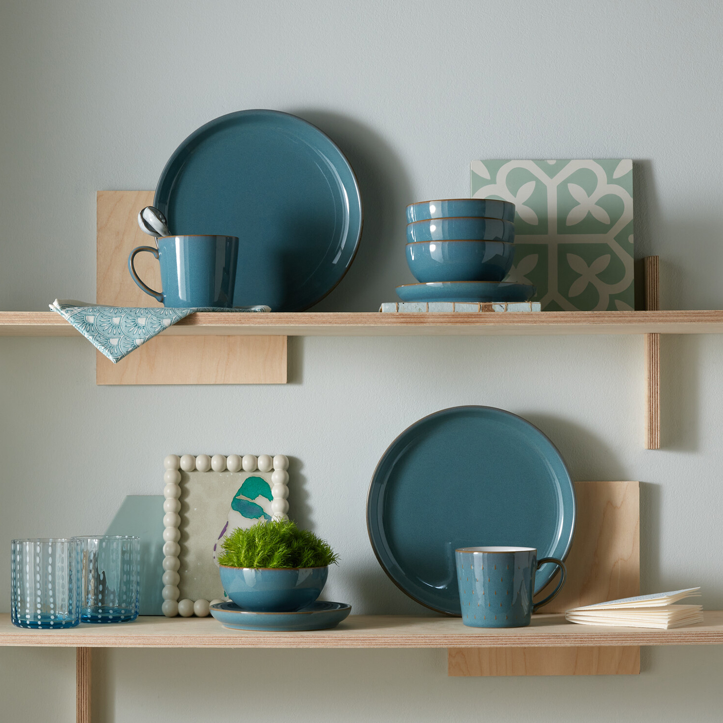 Azure Coupe Mugs - Set Of 2