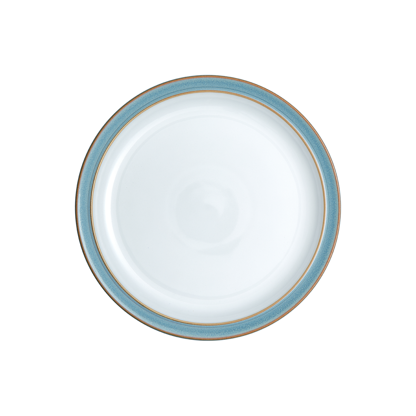 Azure Rimmed Medium Plate