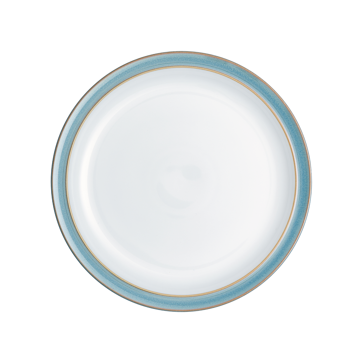 Azure Rimmed Dinner Plate