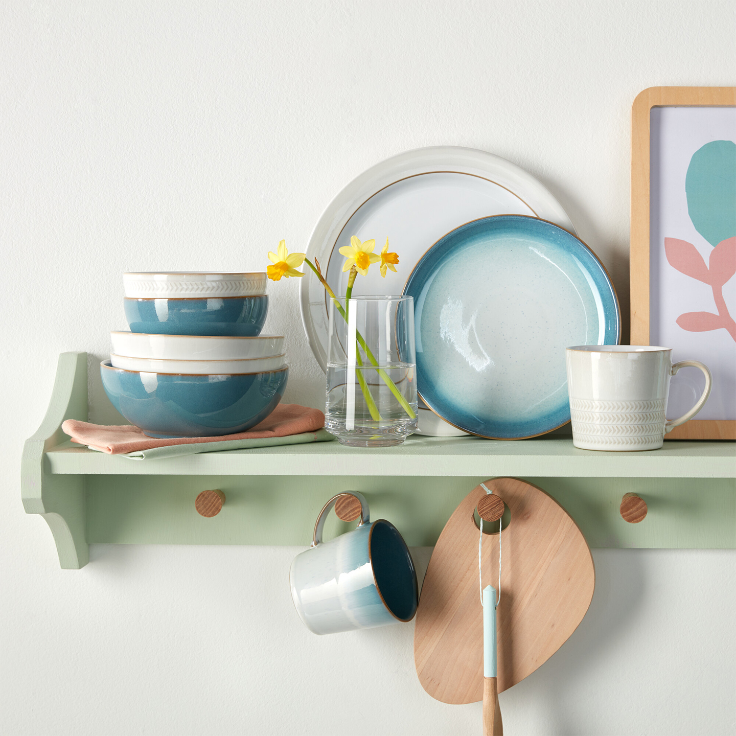 Azure Haze Coupe Medium Plate