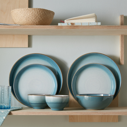 Azure Haze Coupe Medium Plate