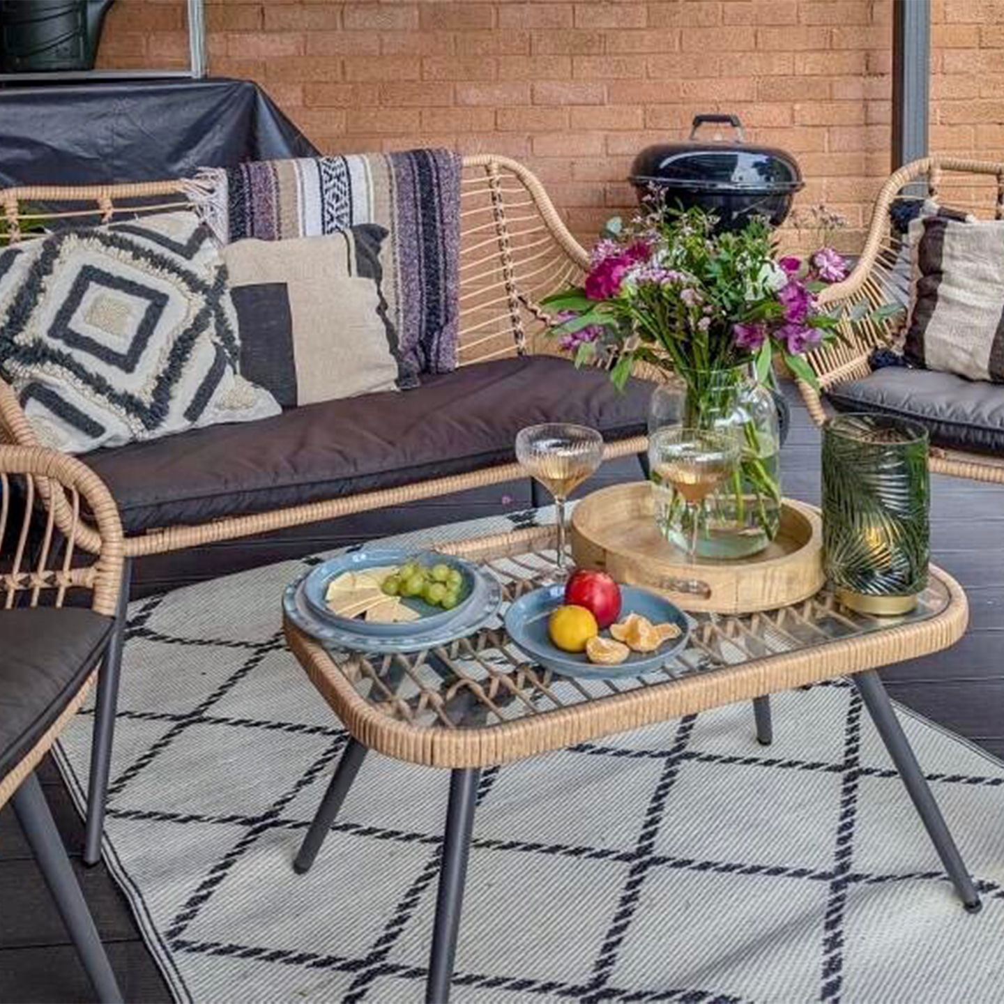 Azure Coupe Dinner Plates - Set Of 4