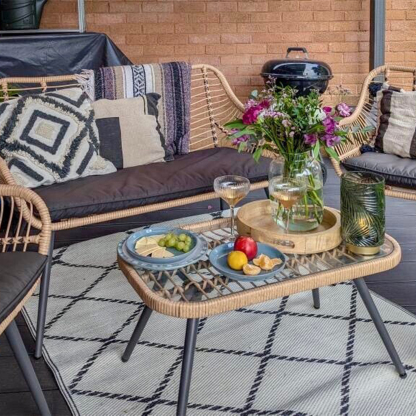 Azure Coupe Dinner Plates - Set Of 4