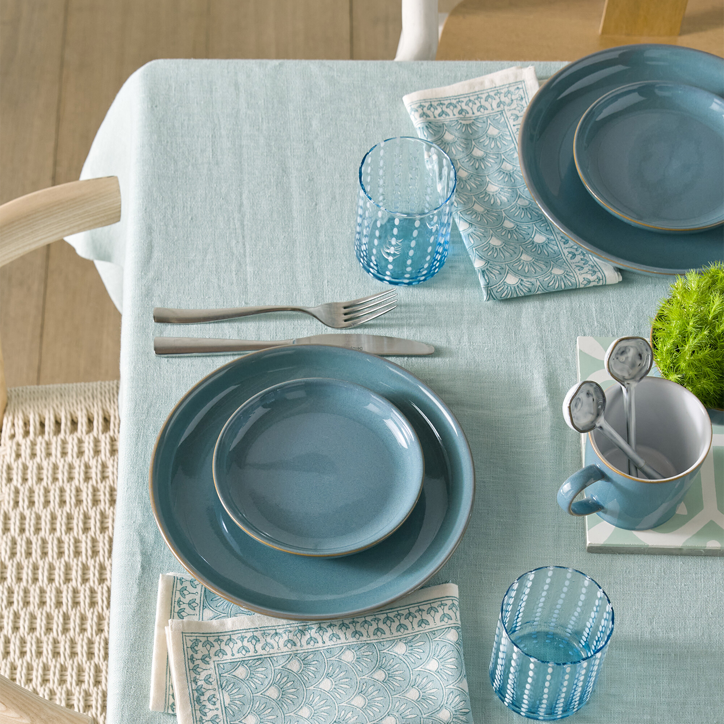 Azure Coupe Small Plates - Set Of 4