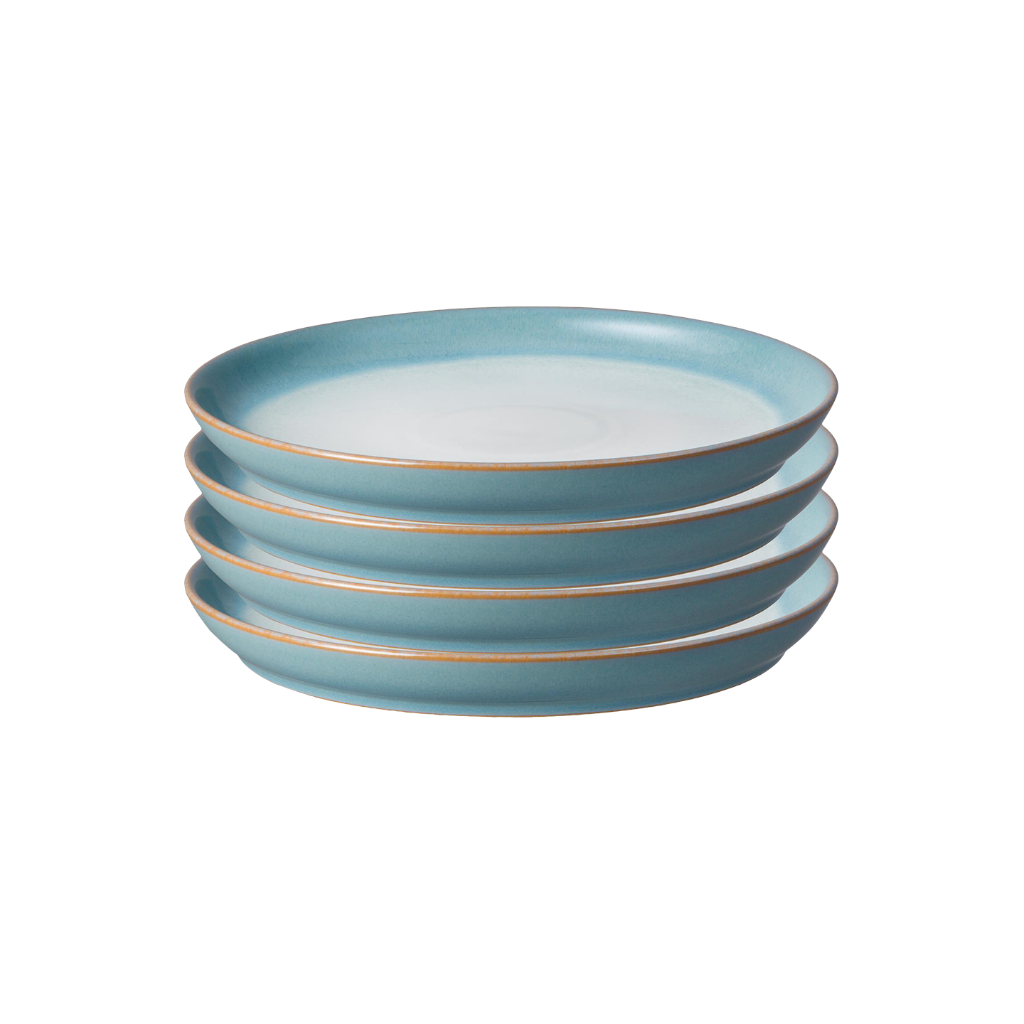 Azure Haze Coupe Medium Plates - Set Of 4