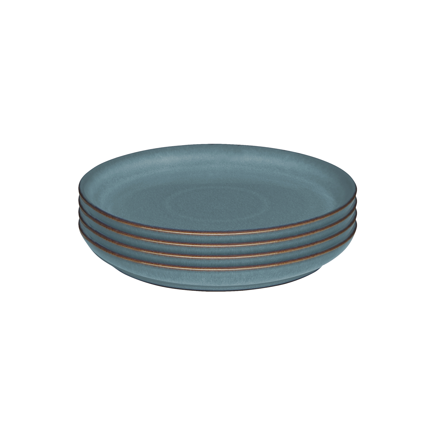 Azure Coupe Medium Plates - Set Of 4