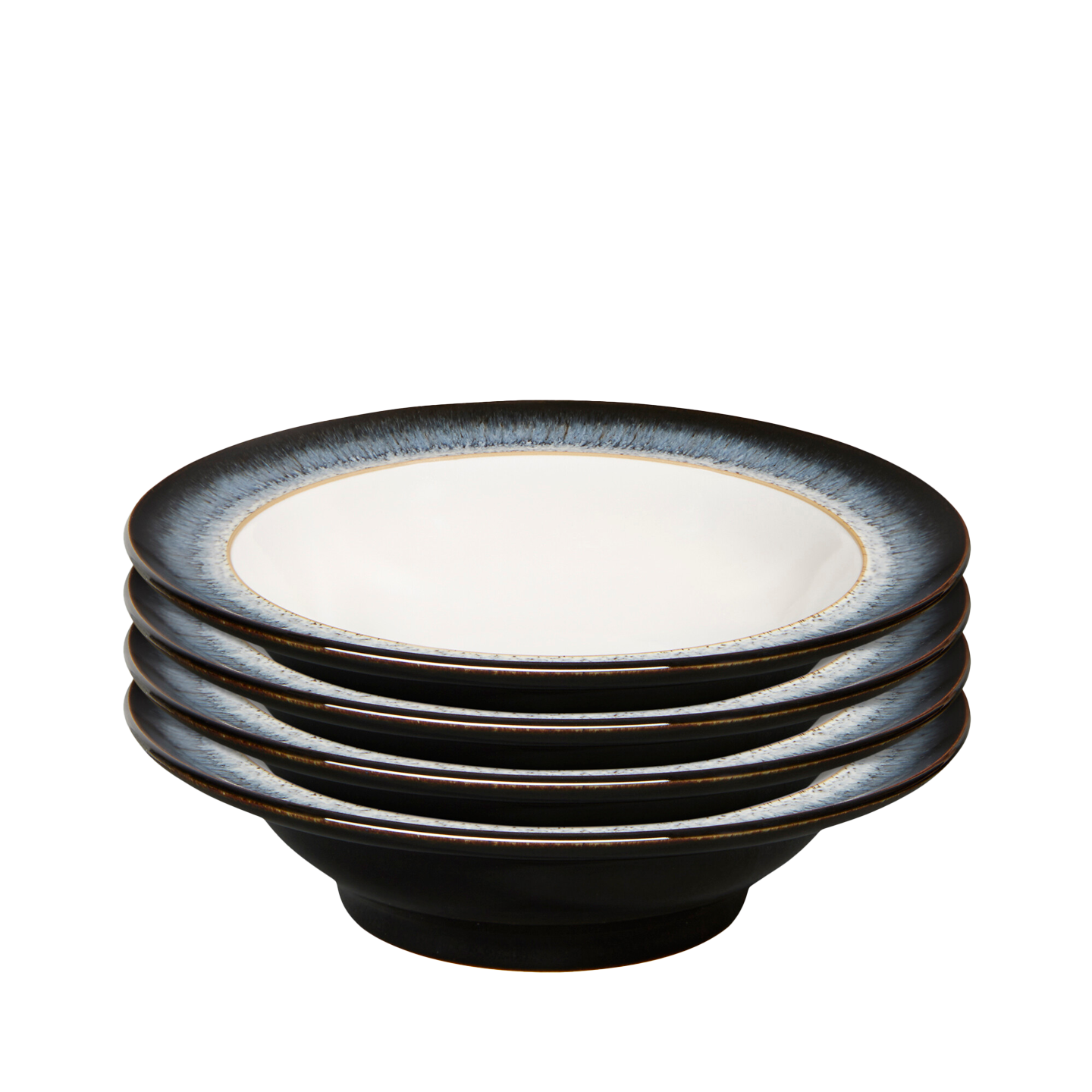 Halo Set Of 4 Wide Rimmed Cereal Bowls