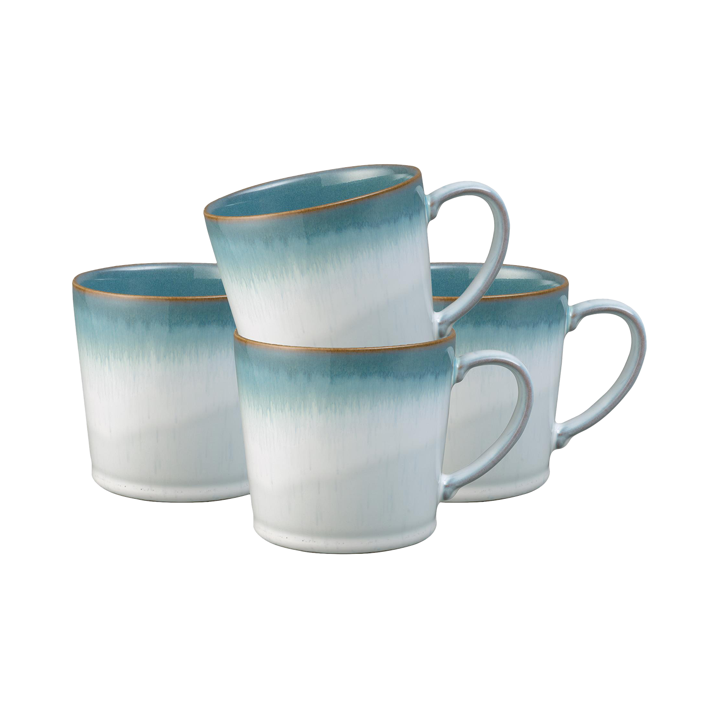 Azure Haze Mugs - Set Of 4