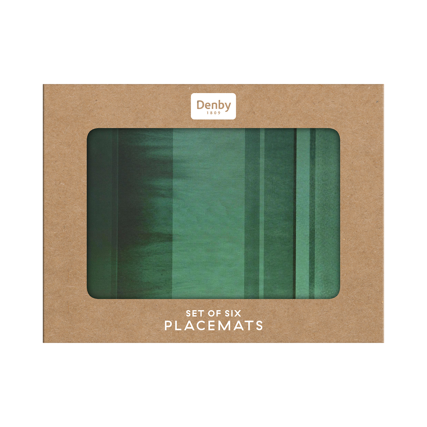 Colours Green Placemats - Set Of 6