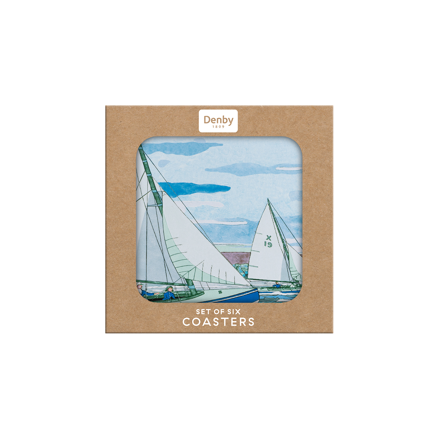 Sailing Coasters Pack Of 6