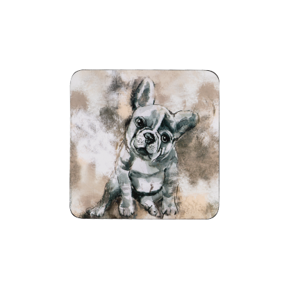 French Bull Dog Coasters Pack Of 6