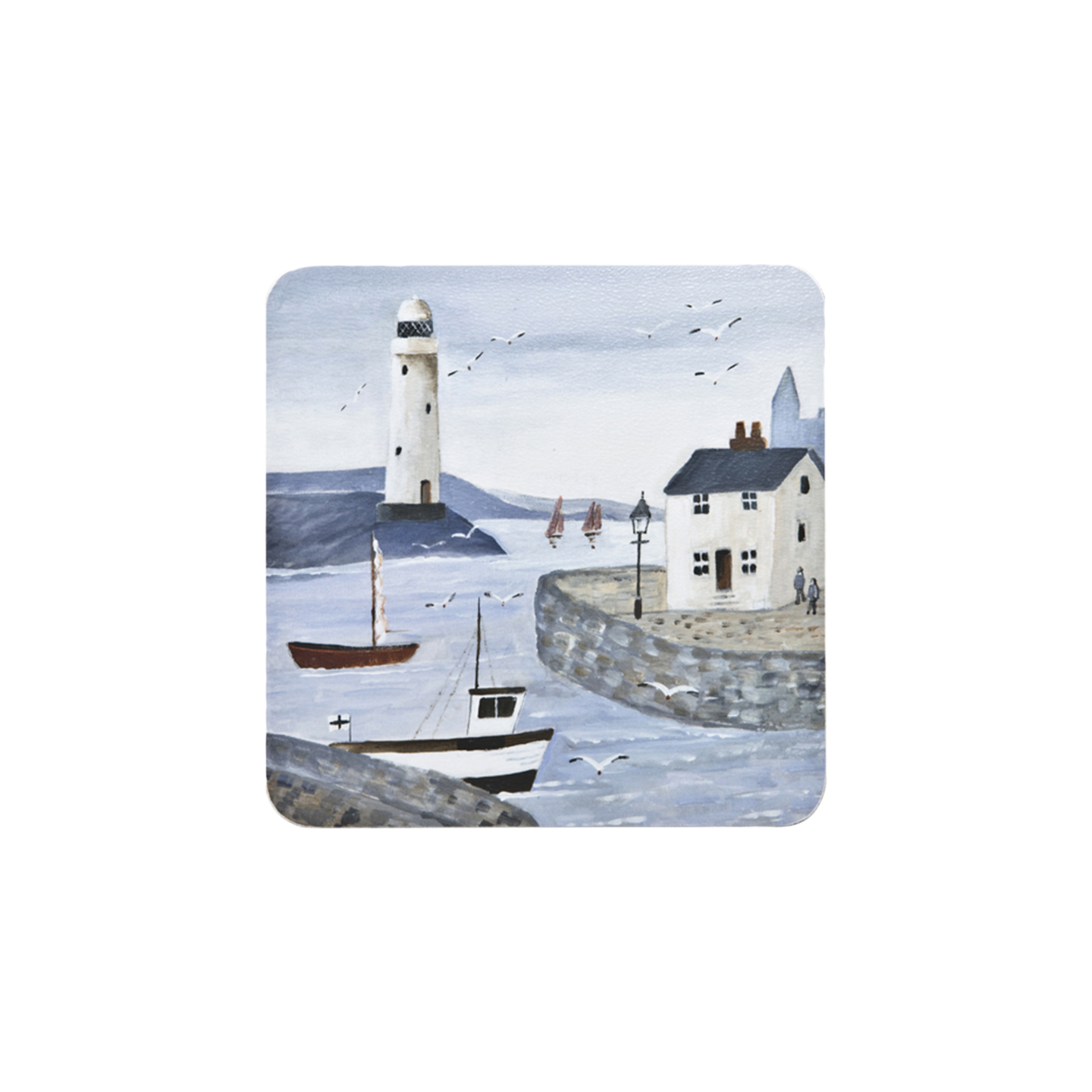 Coastal Lighthouse 6 Pc Coasters