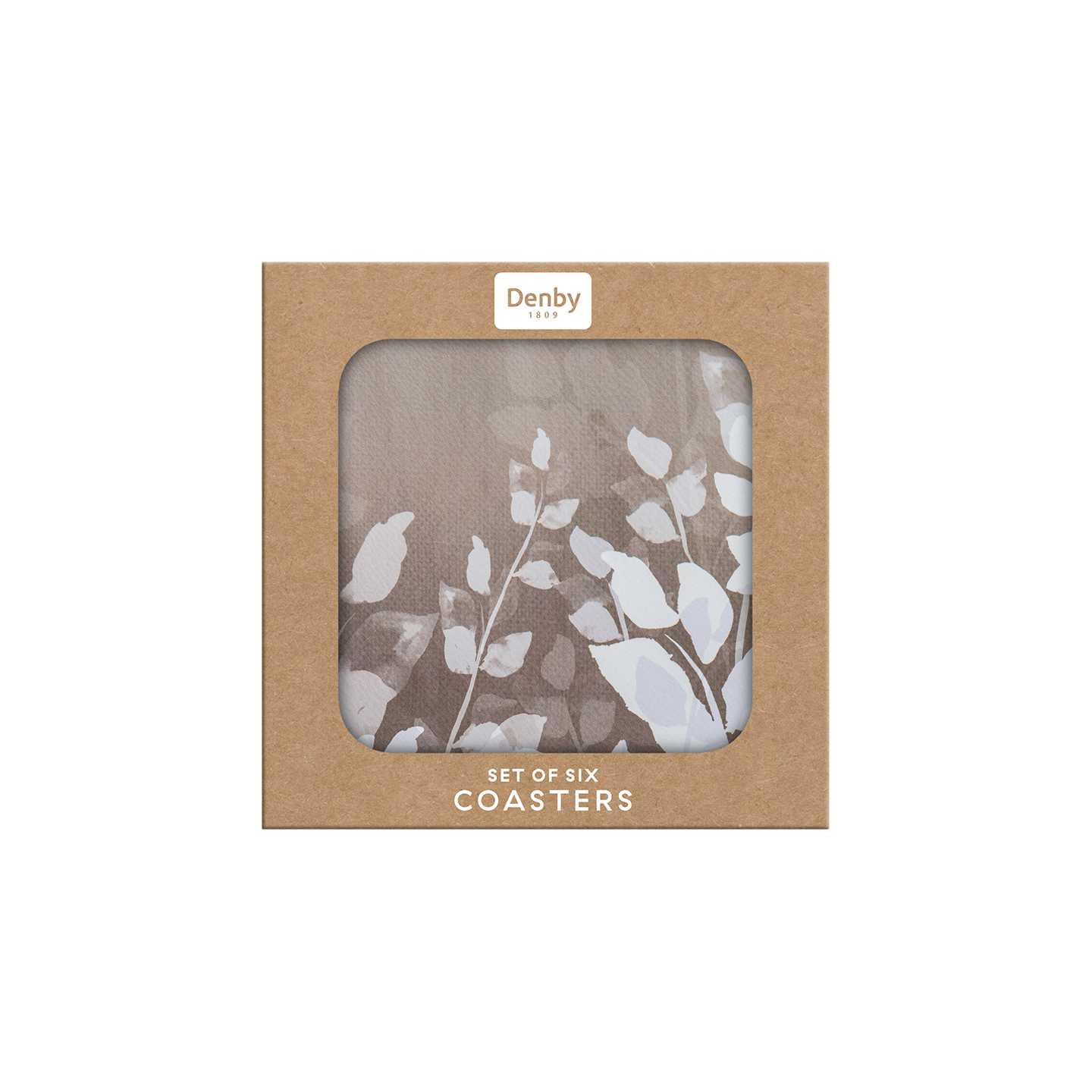 Colours Natural Foliage Coasters - Set Of 6