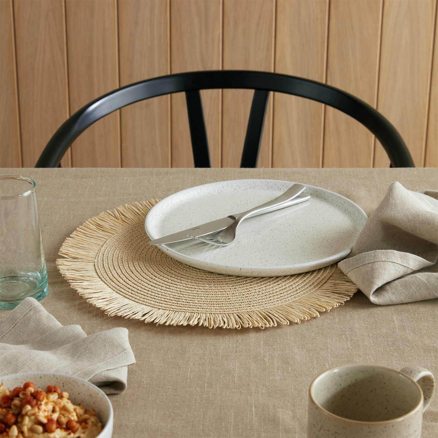 Denby Natural Round Set Of 4 Placemats