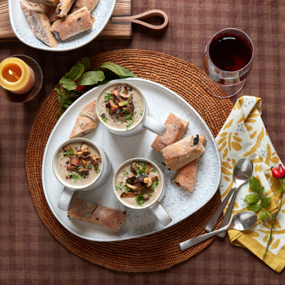 Denby Brown Cotton Set Of 4 Placemats