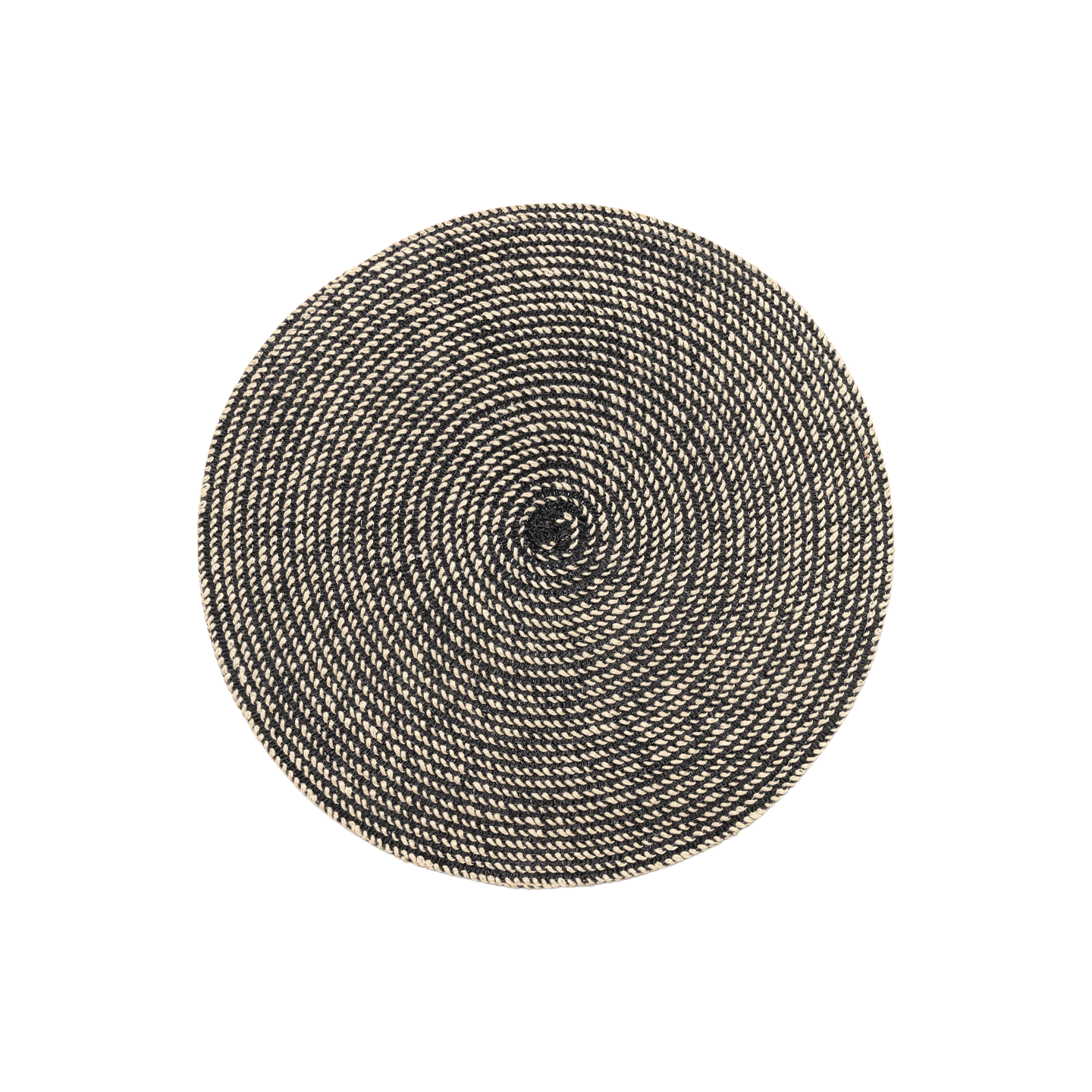 Denby Black Cotton Set Of 4 Placemats