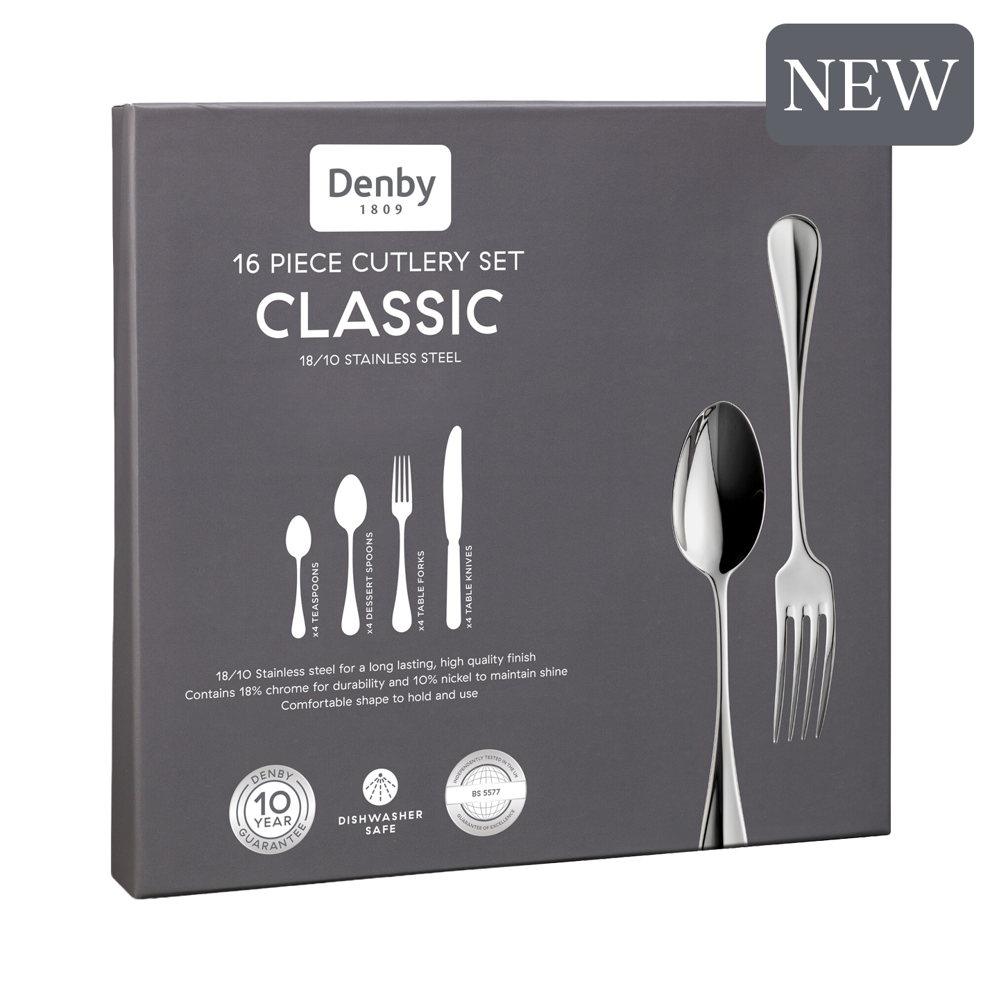 Denby Classic 16 Piece Cutlery Set