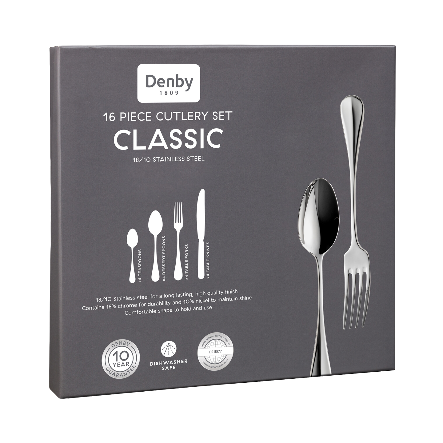 Denby Classic 16 Piece Cutlery Set