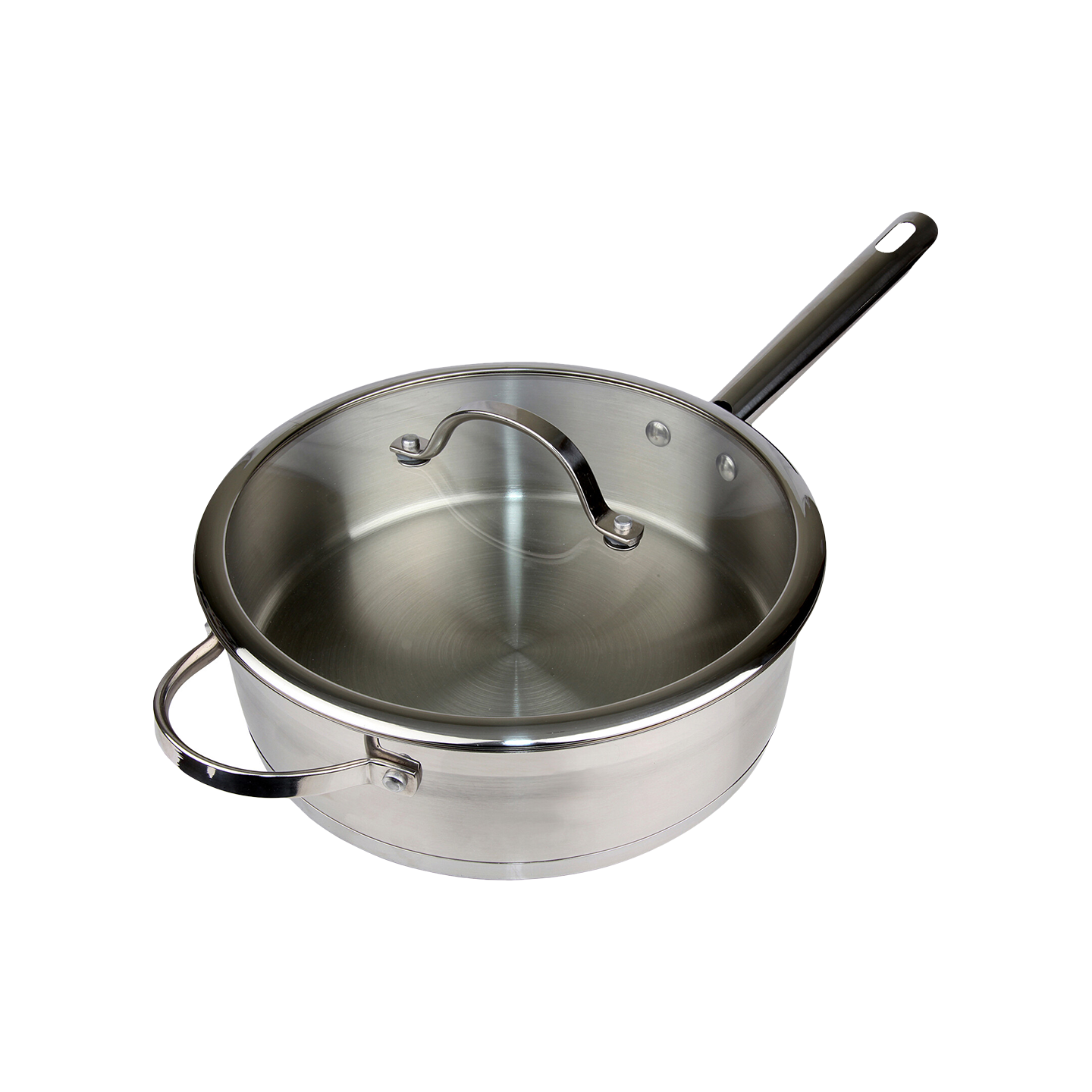 Denby Stainless Steel 26cm Saute Pan (With Lid - Uncoated)