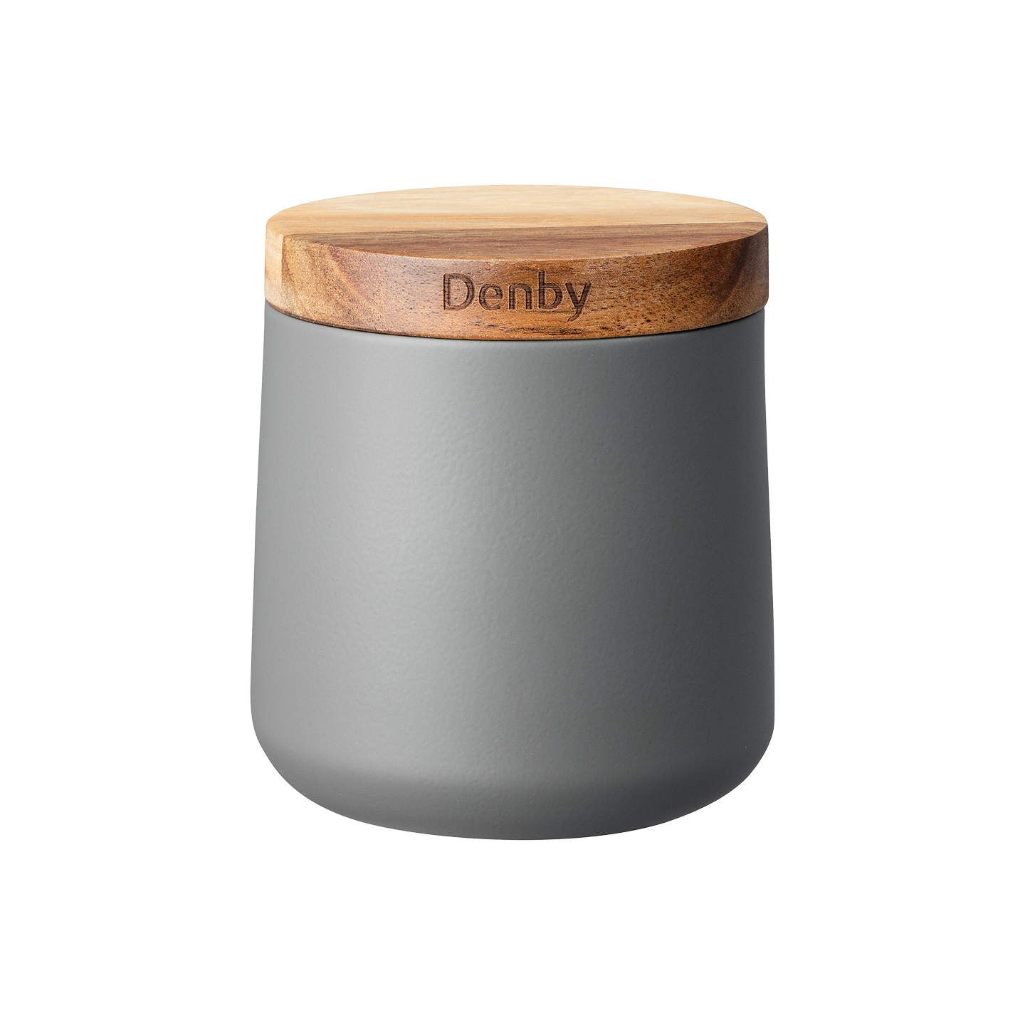 Denby Set Of 3 Grey Storage Canisters