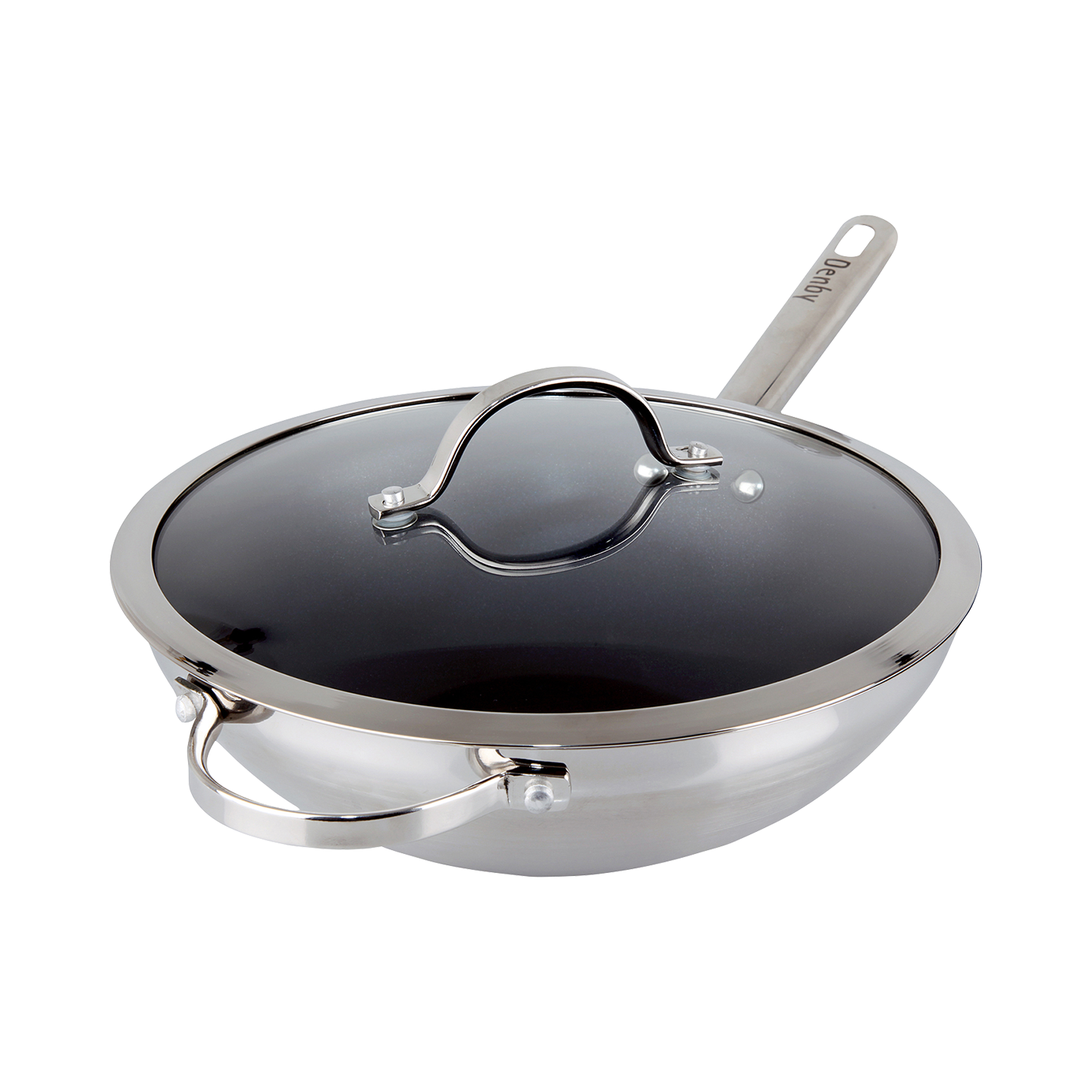D200 Stainless Steel Wok (with lid)