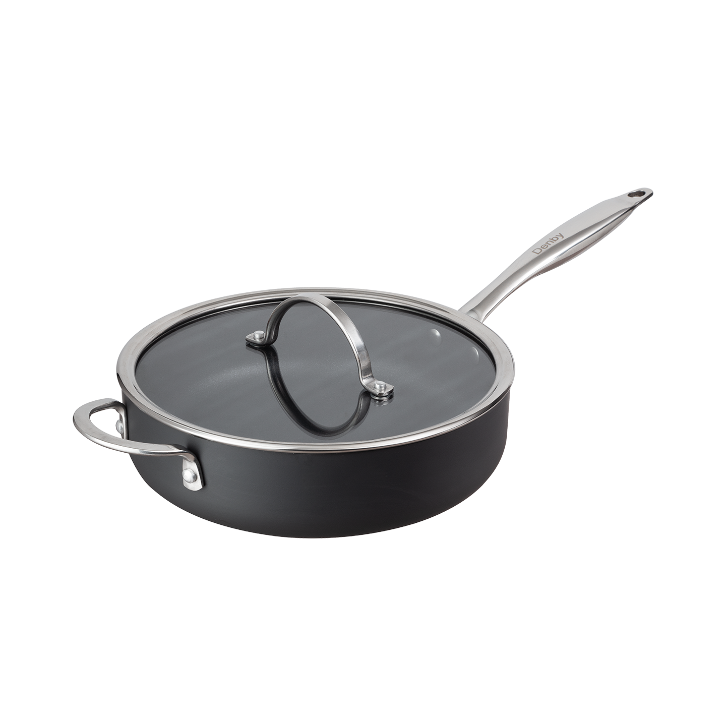 Denby Hard Anodised 26Cm Sautee Pan Induction Base