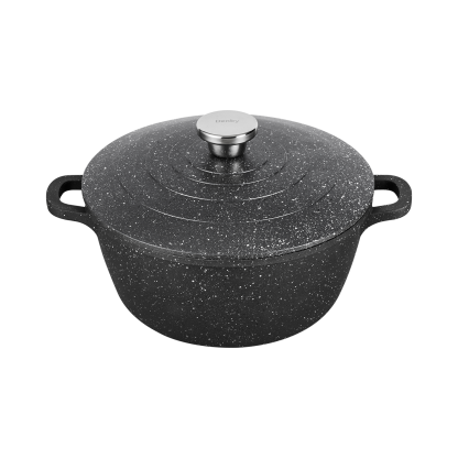 Granite Finish Cast Aluminium 24Cm Casserole Dish