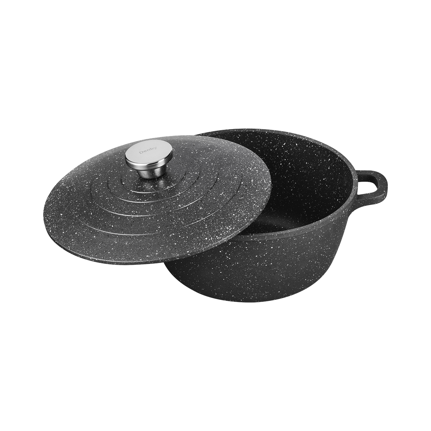 Granite Finish Cast Aluminium 24Cm Casserole Dish