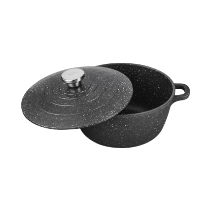 Granite Finish Cast Aluminium 24Cm Casserole Dish