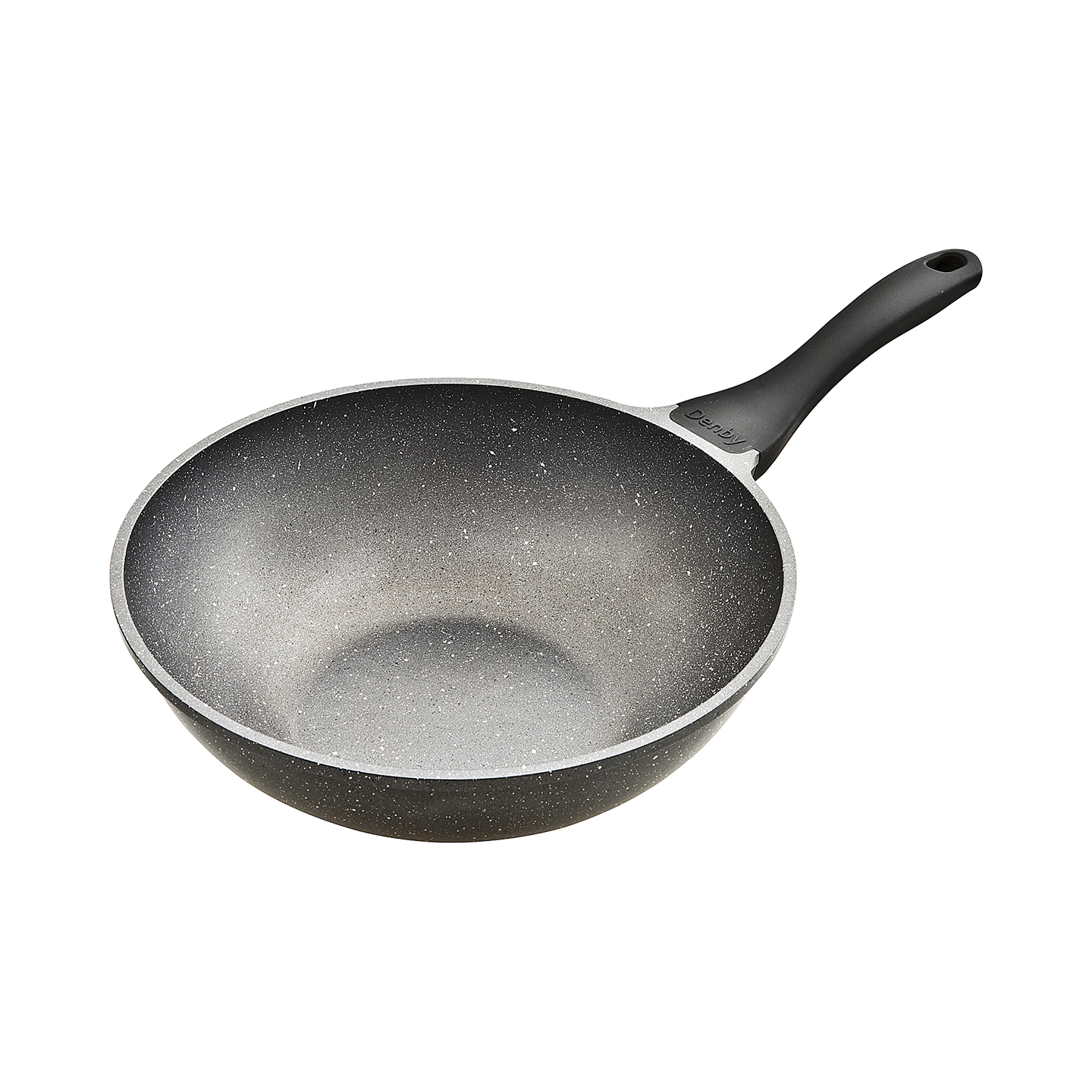 Granite Effect Cast Aluminium 28cm Wok