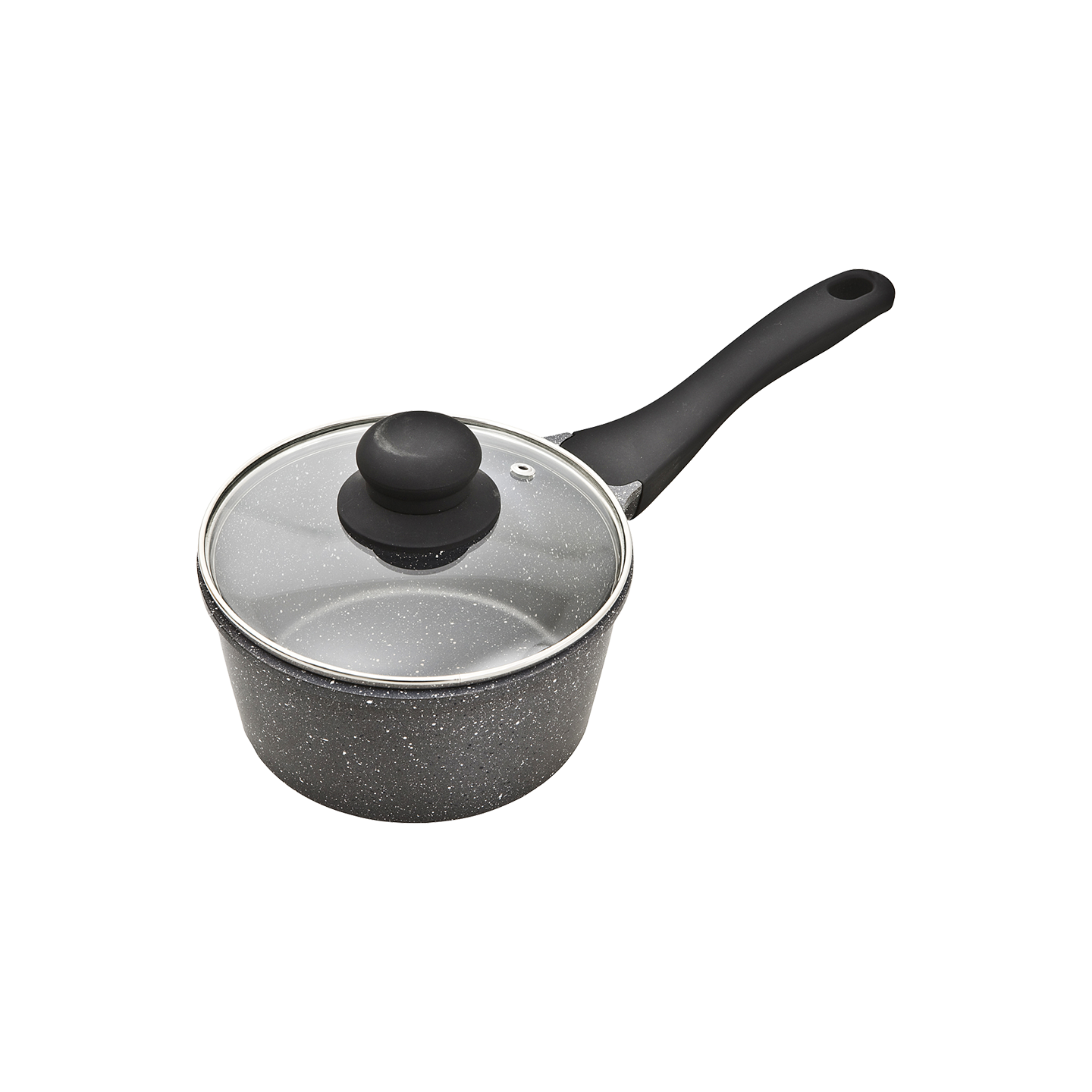 Granite Effect Cast Aluminium 16cm Saucepan (with lid)