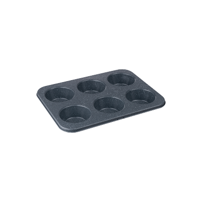 Denby Quantanium Finish 6 Cup Muffin Tin