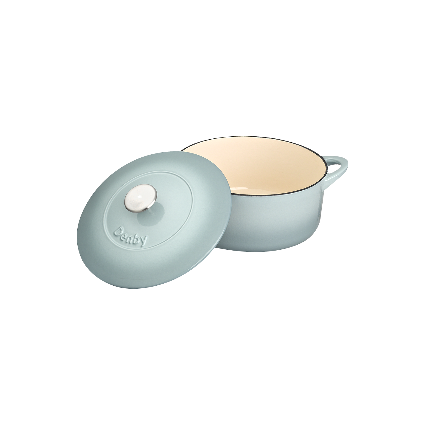 Denby Pavilion Cast Iron 24Cm Round Casserole