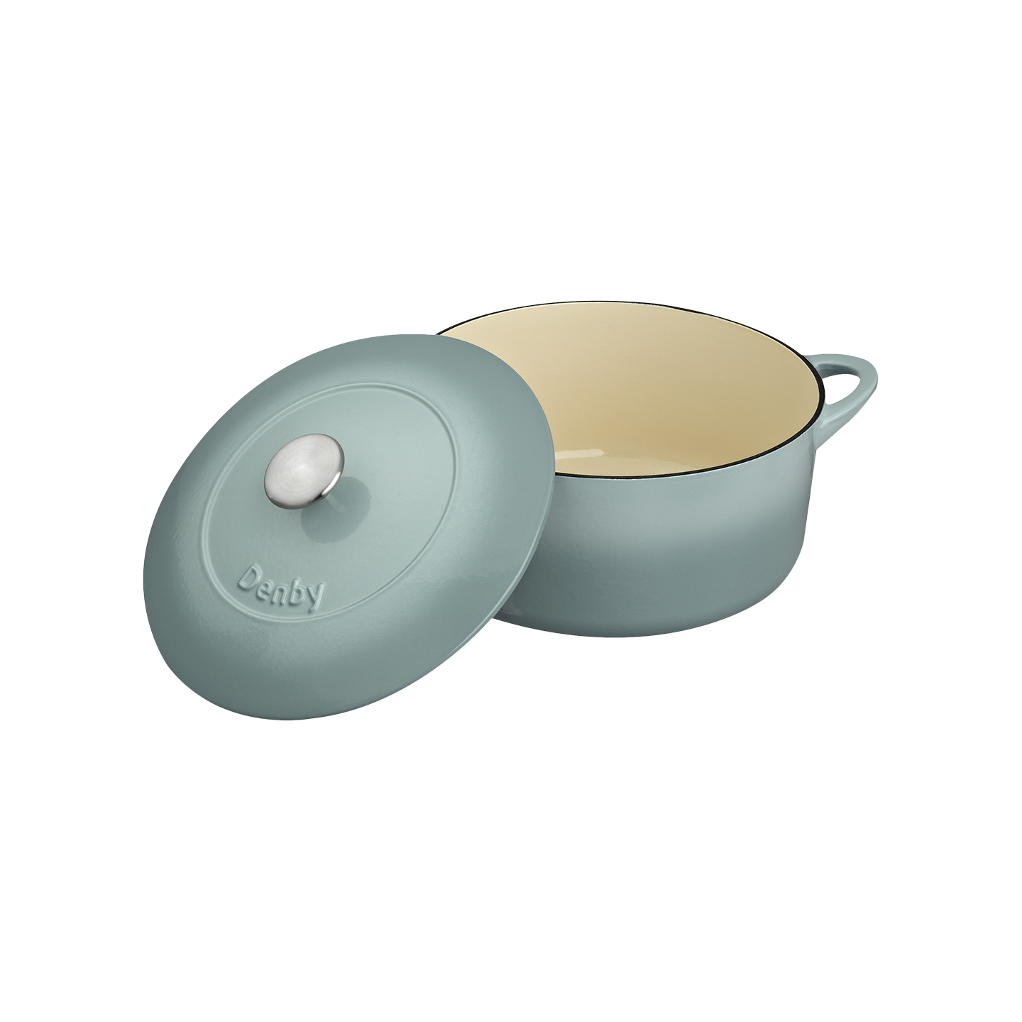 Denby Pavilion Cast Iron 26Cm Round Casserole