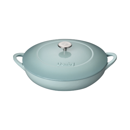 Denby Pavilion Cast Iron 30Cm Shallow Casserole
